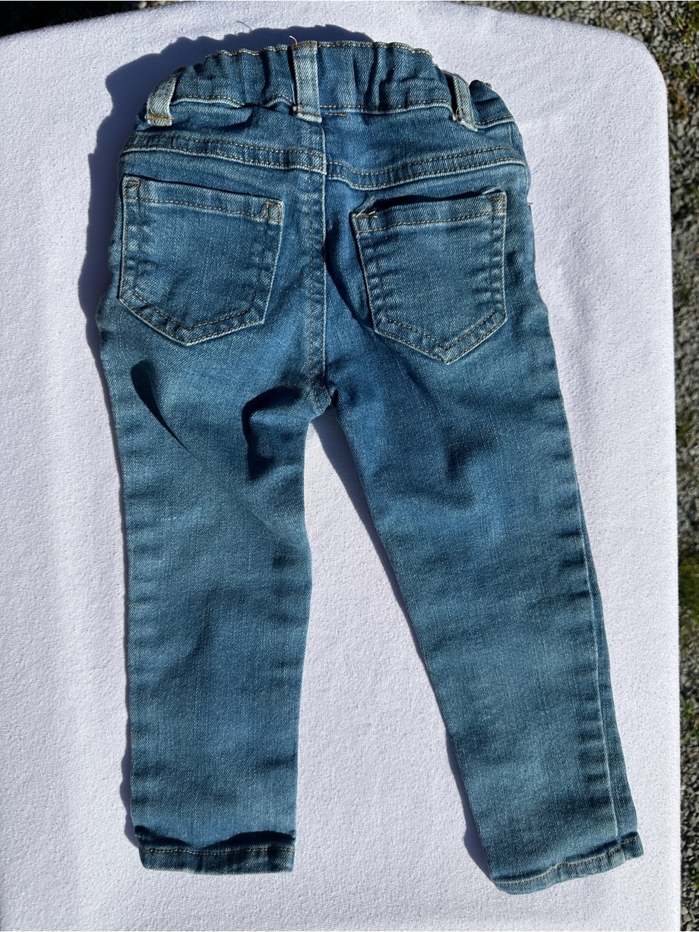 Kids Orange Corduroy Pants & Light Blue Denim Jeans Set(42) - Picture 10 of 10